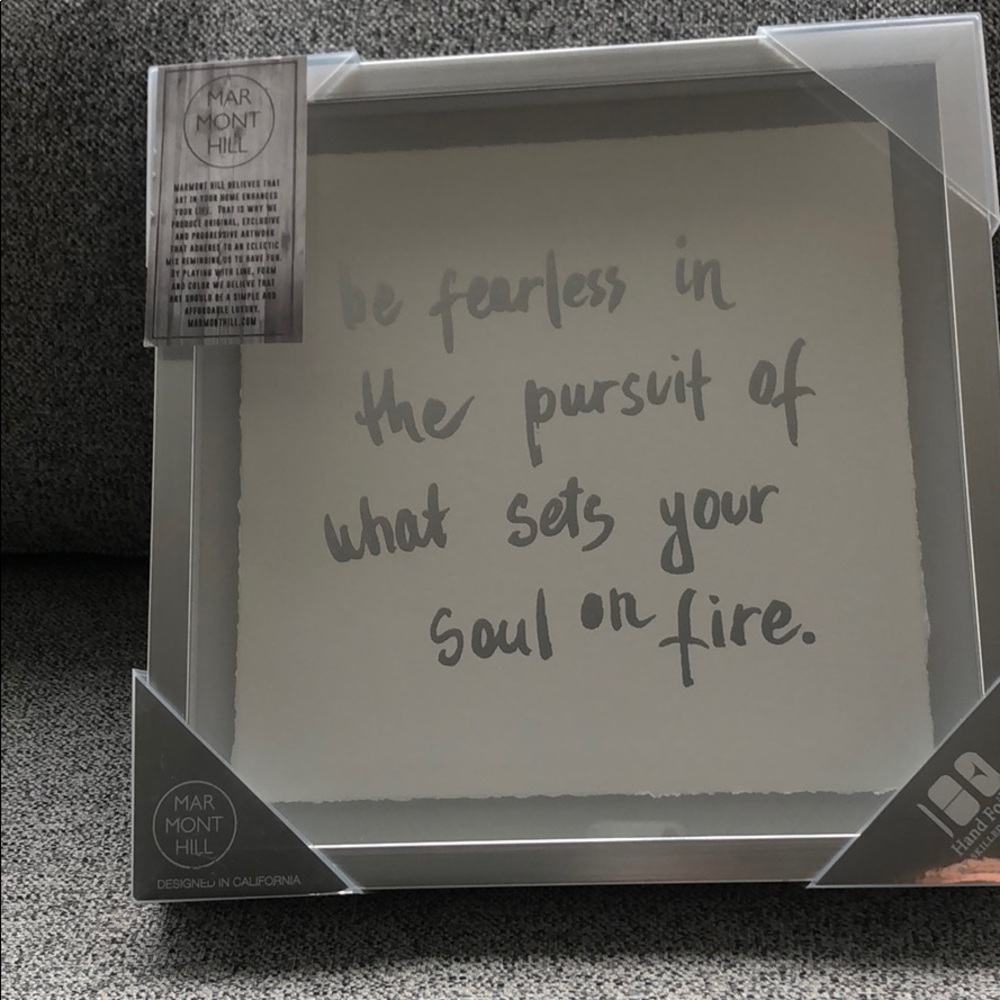 Inspirational decor